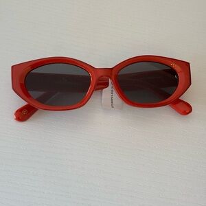 Anthropologie Red Sunglasses